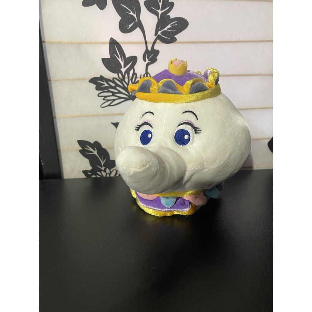 Disney Store Exclusive Mrs Potts 8" Plush Beauty & the Beast VINTAGE